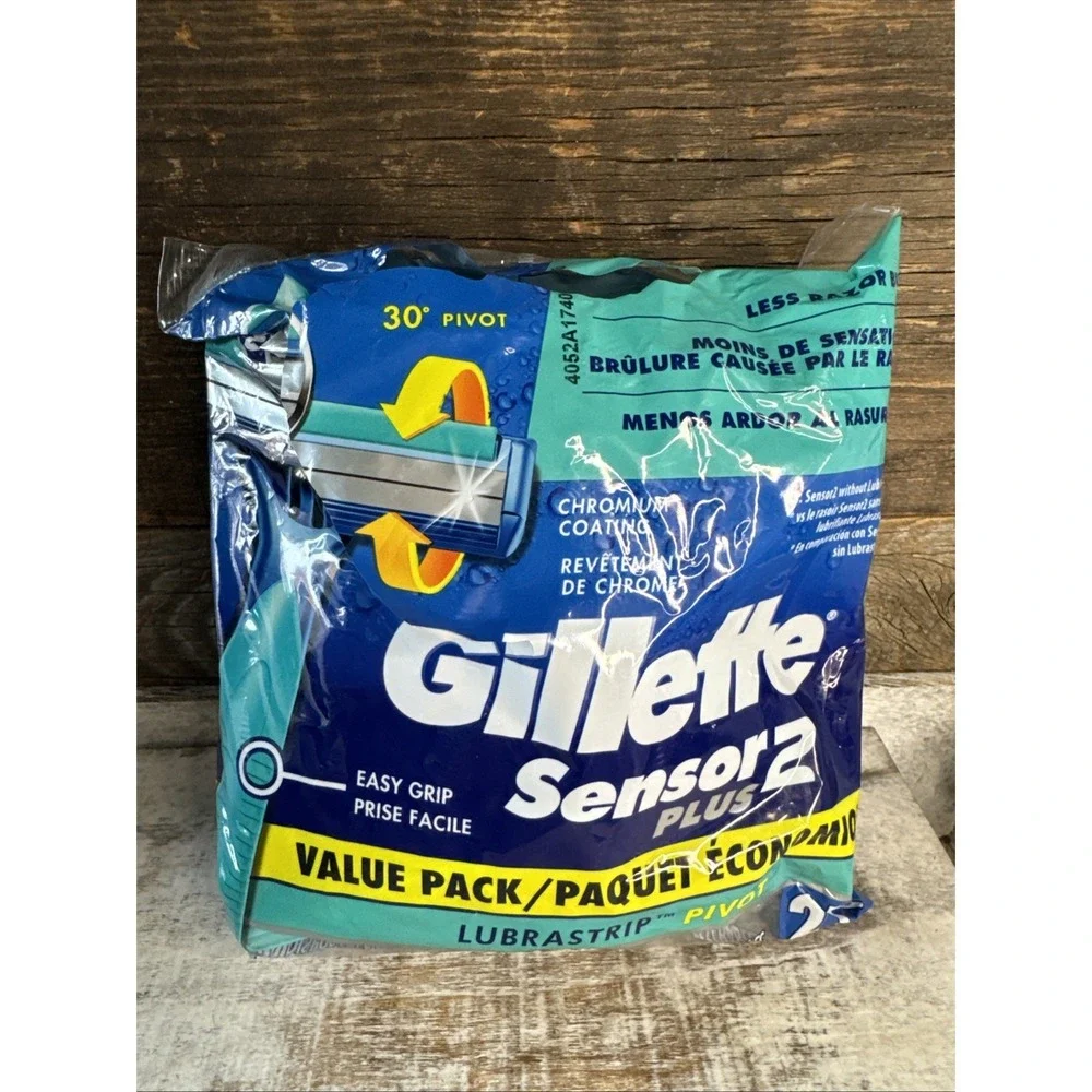 Gillette Sensor2 Plus Disposable Razors ? ct Damaged Pack‎ | MSRP = $20